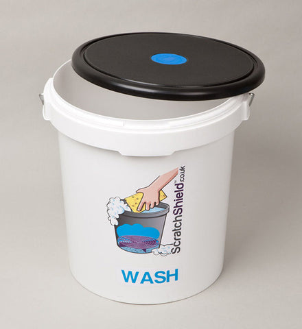 Wash Bucket with Seat Lid