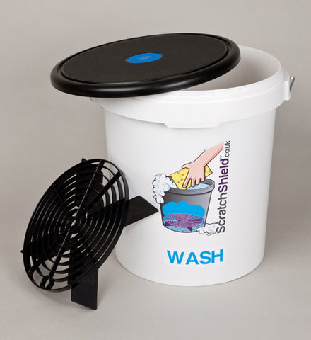 Wash Bucket with Seat Lid and Filters