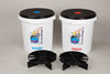 Wash & Rinse Buckets with Seat Lids and Filters