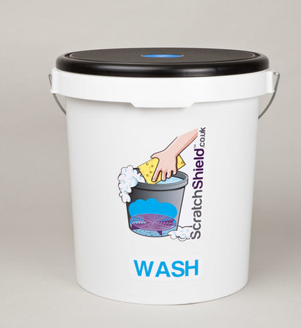 Wash Bucket with Seat Lid